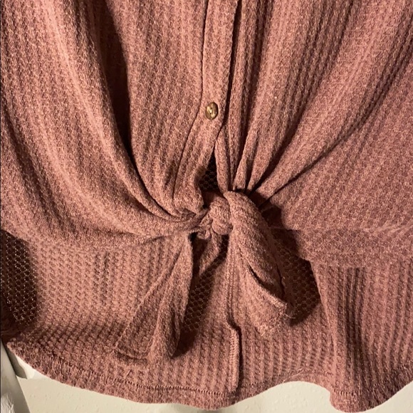 Button down tie sweater - Picture 3 of 4